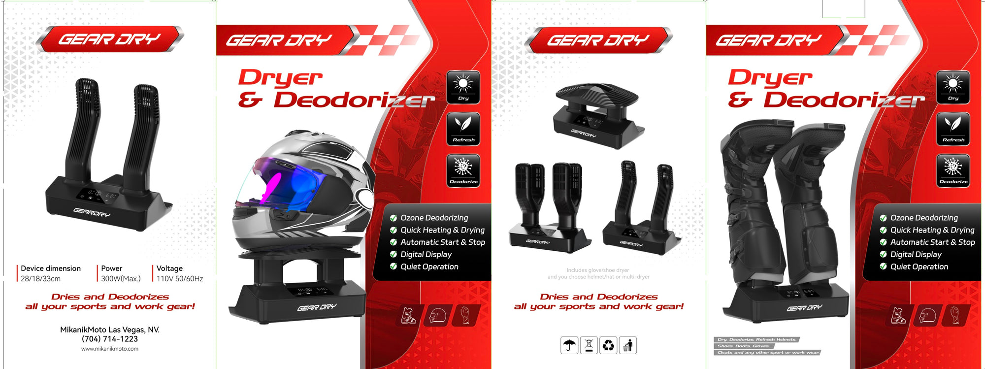 Gear Dry Helmet, Glove, and Boot Dryer